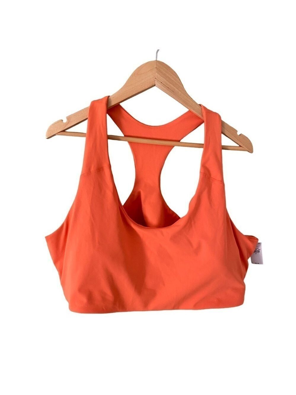 Old Navy Active Powersoft Orange Racerback Sports Bra with Padding NWT Size 4X